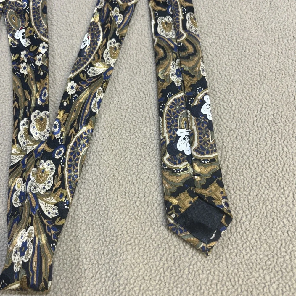 VTG-Disney Mickey Inc- Men's 100% Silk Tie Mickey‎ Floating Head